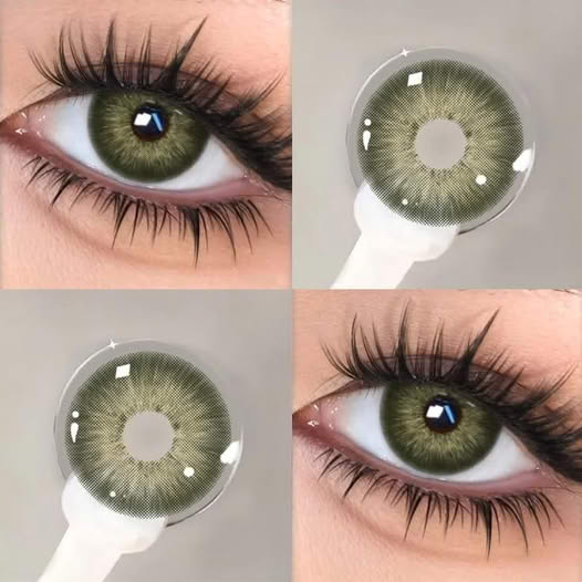 Lentes de contacto de color verde de Nueva York 