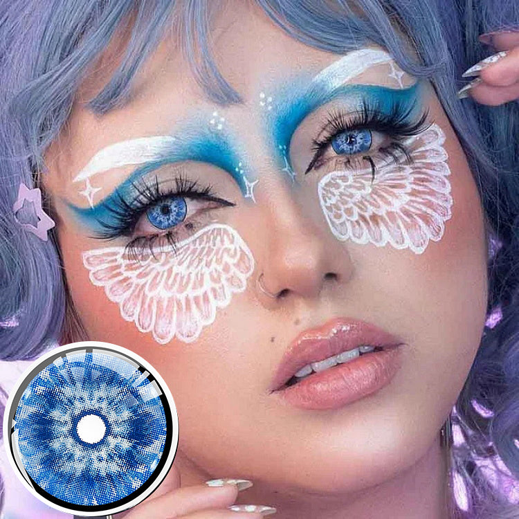 Icy Blue Shard Contact Lenses