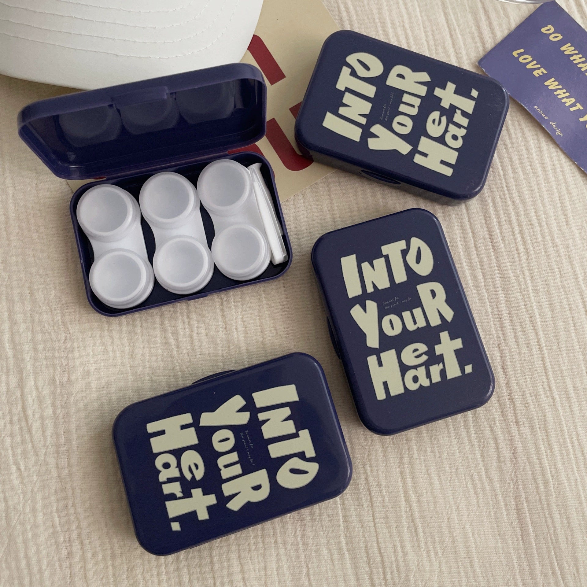 ColorPop Blue Contact Lens Case