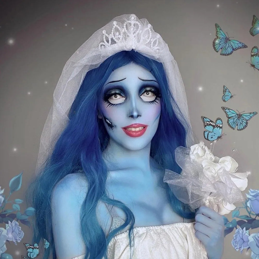 White Snowfall Eyes Contact Lenses