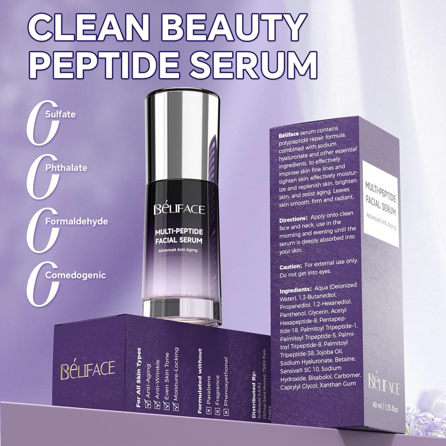 BéLIFACE Argireline Peptide Face Serum