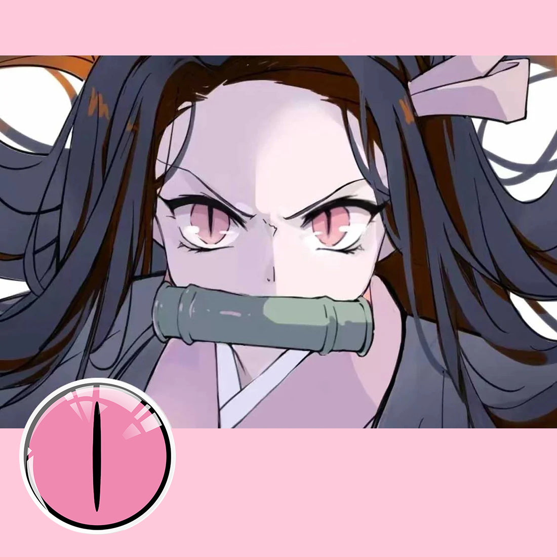 Demon Slayer's Shadow Cat Eye Contact Lenses