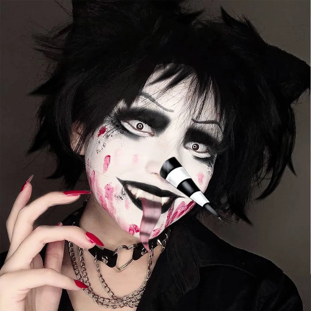 White Snowfall Eyes Contact Lenses