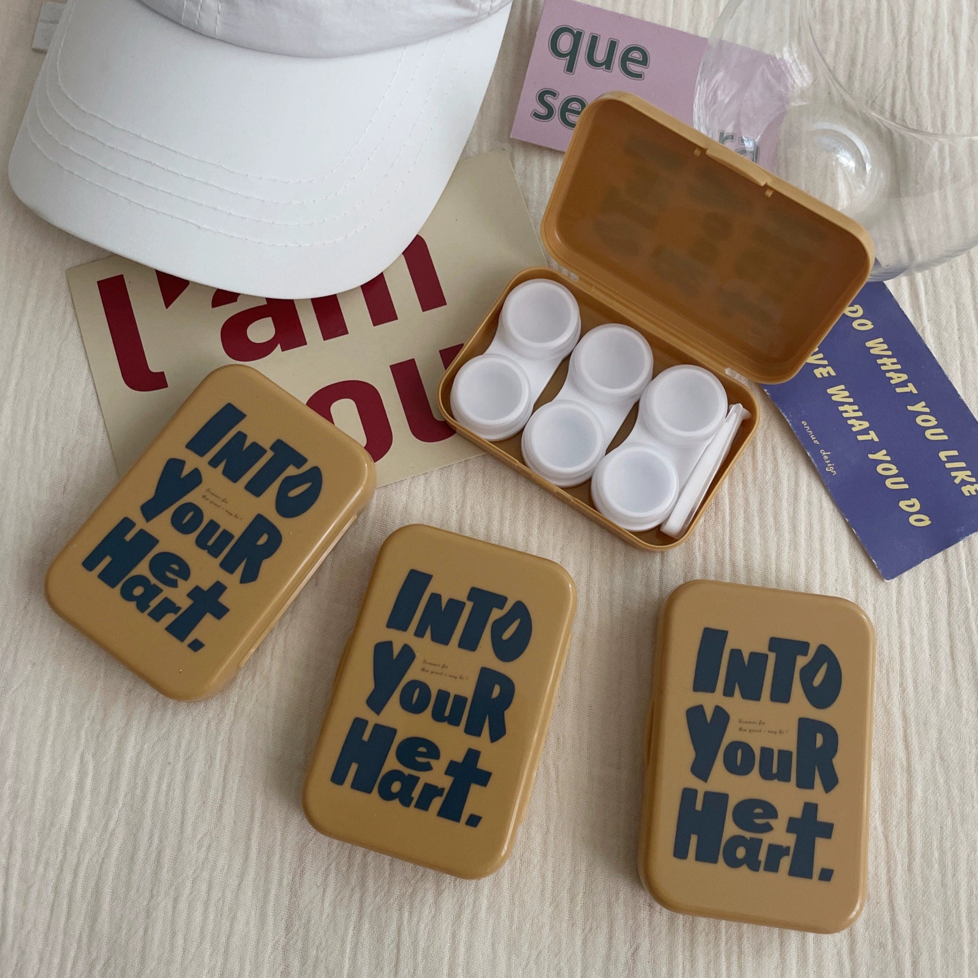 ColorPop Yellow Contact Lens Case