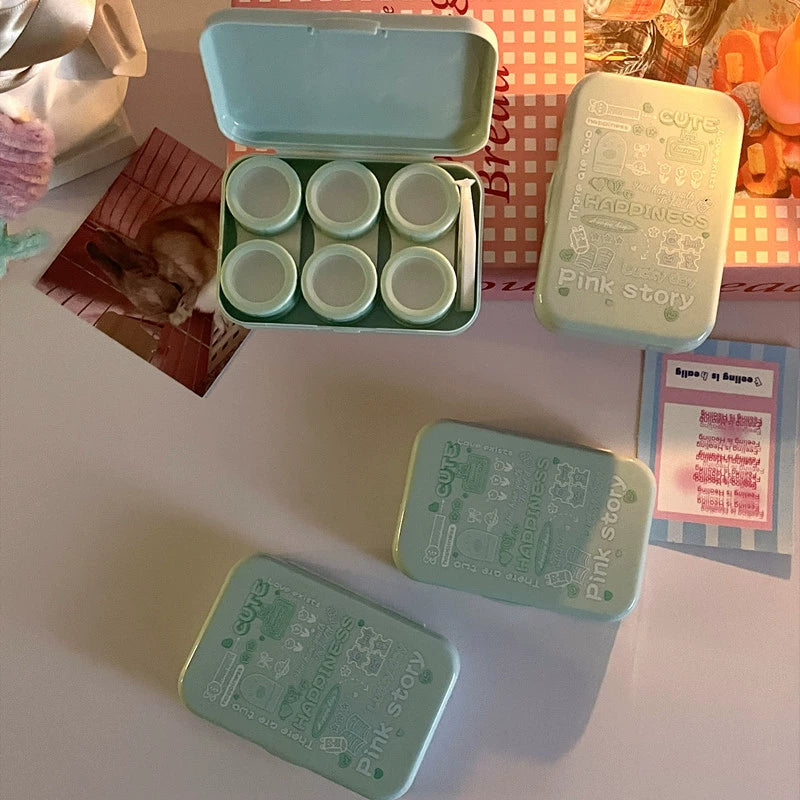 Green Story Contact Lens Case