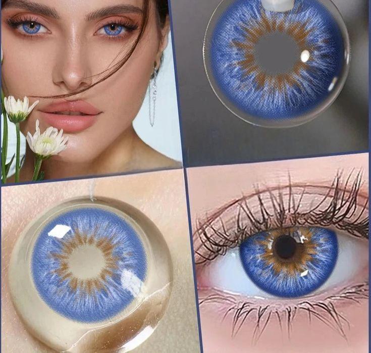 Lentes de contacto de color azul Fiesta 
