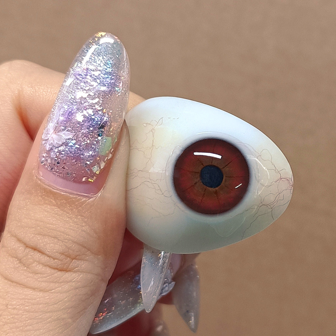 Luminous Pearl Pink Contact Lenses