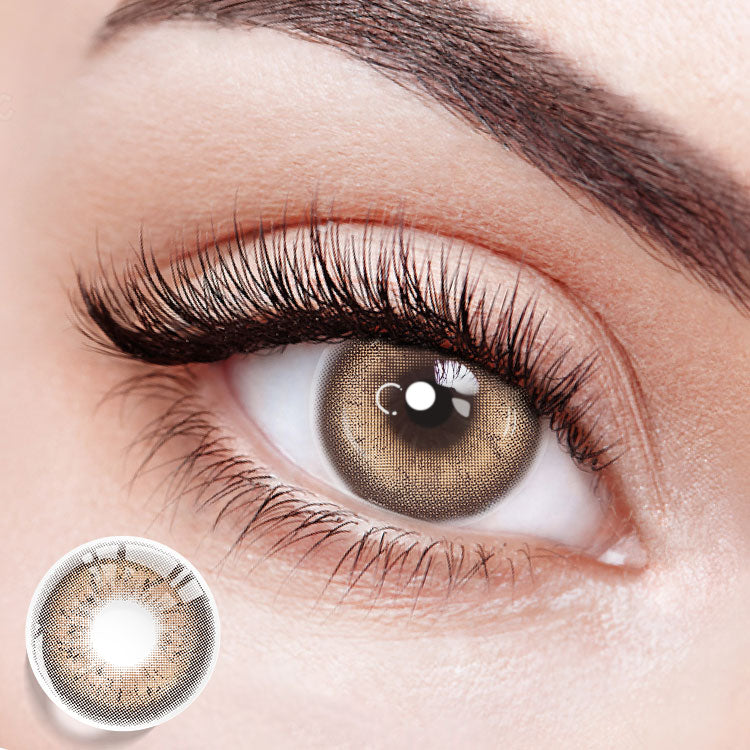 Stardust Veil Brown Contact Lenses