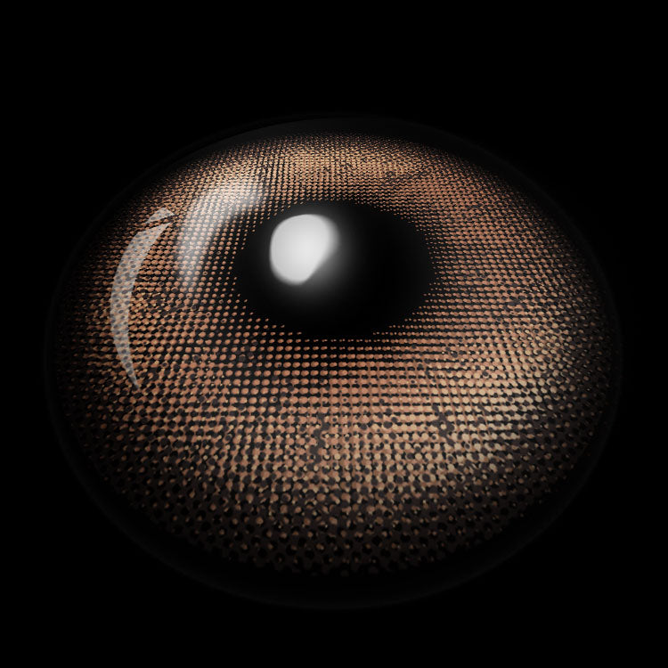 Stardust Veil Brown Contact Lenses 3D Display