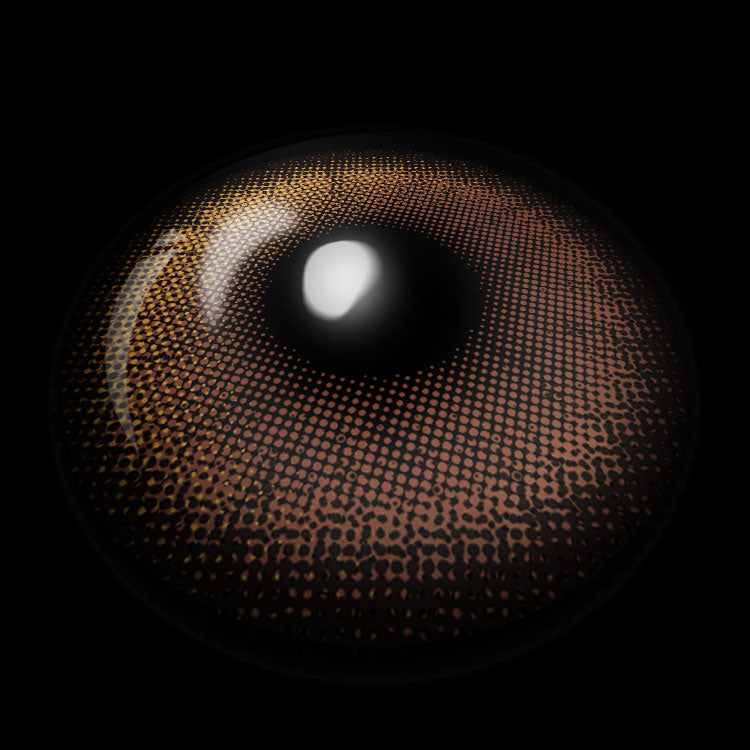 Axis Vision Brown Contact Lenses 3D Display