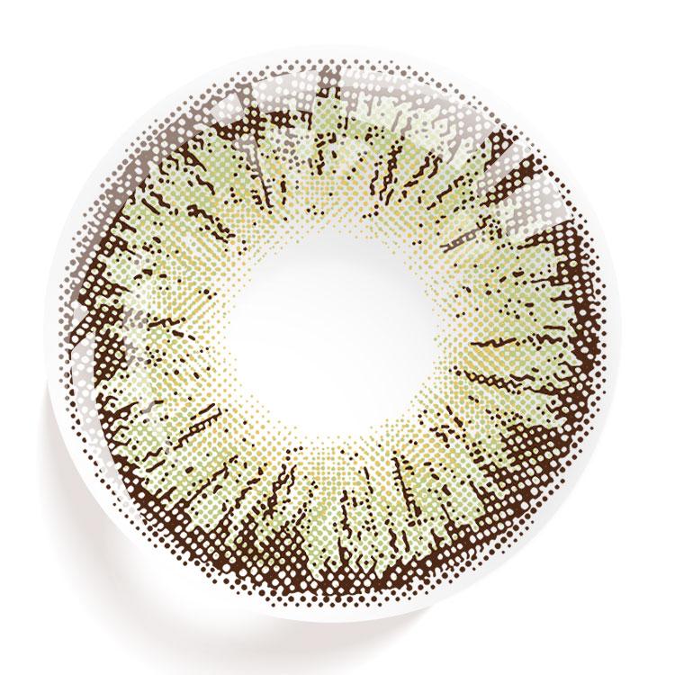 EYESFAV Monet's Garden Brown Contact Lenses