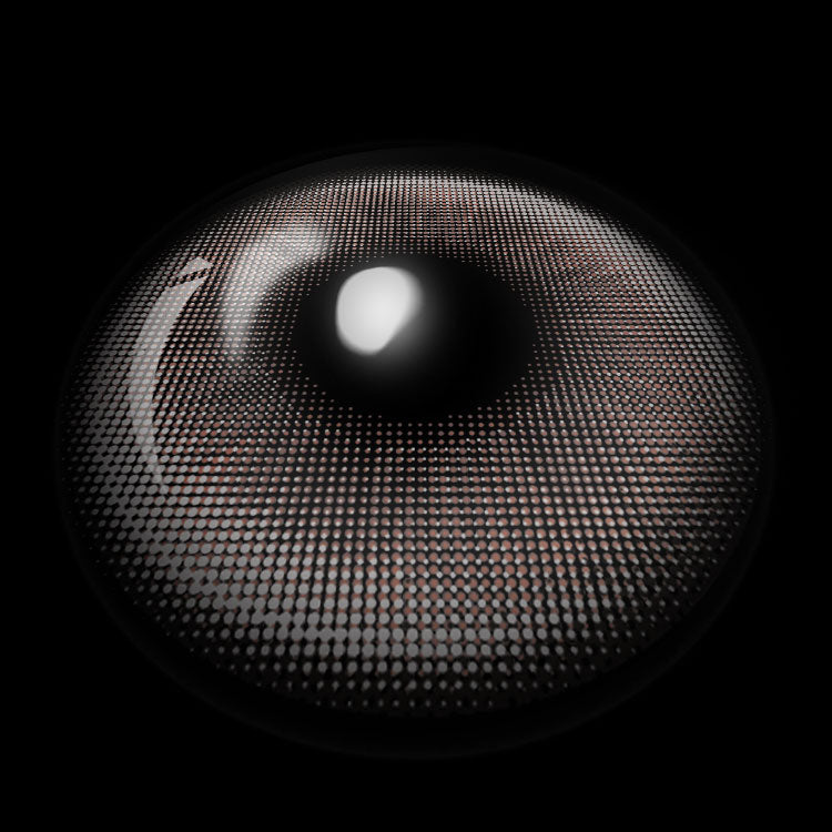 Silent Haze Gray Contact Lenses 3D Display