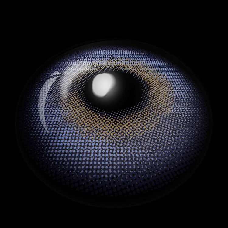 Twilight Bloom Purple Contact Lenses 3D Display