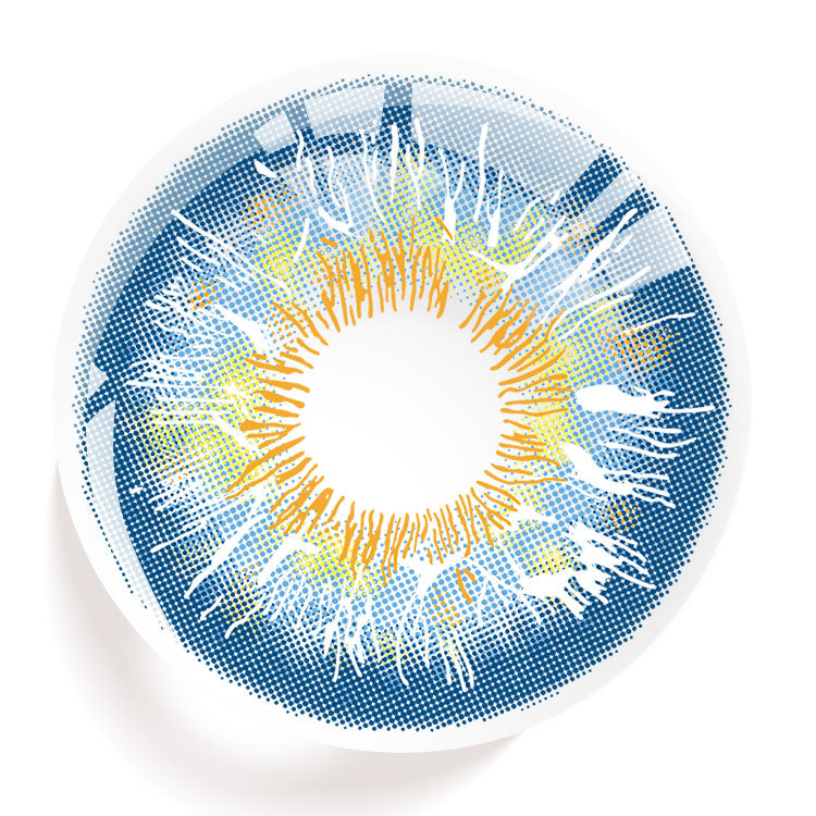 EYESFAV Thunderstruck Blue Contact Lenses