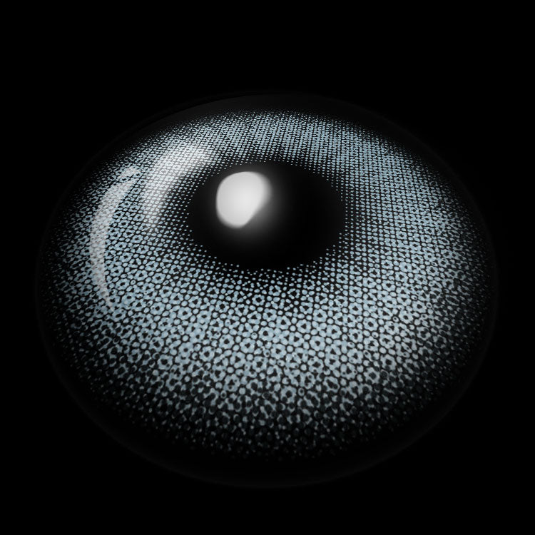 Flora Blue Contact Lenses 3D Display