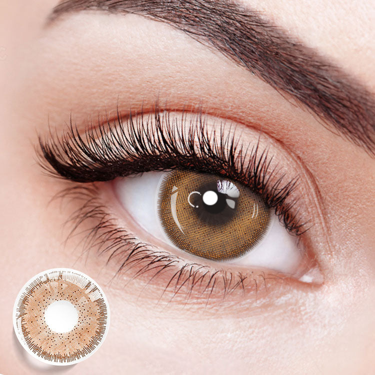 Earthbound Pulse Brown Contact Lenses