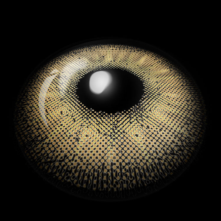 Magic Brown Contact Lenses 3D Display