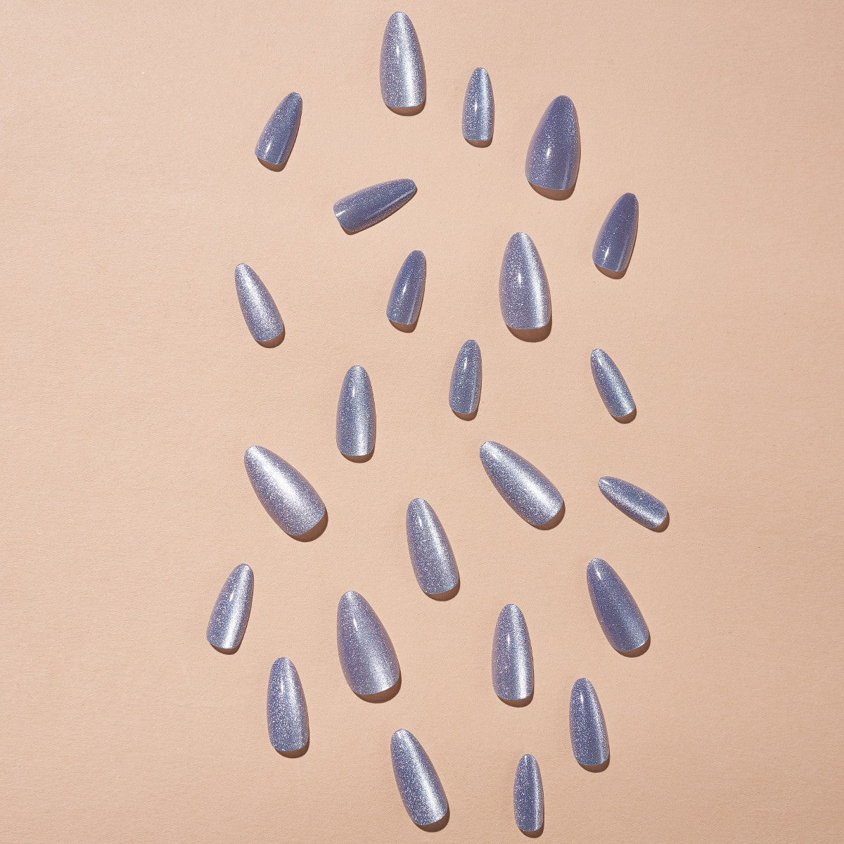Sapphire Medium, Almond Press On Nails