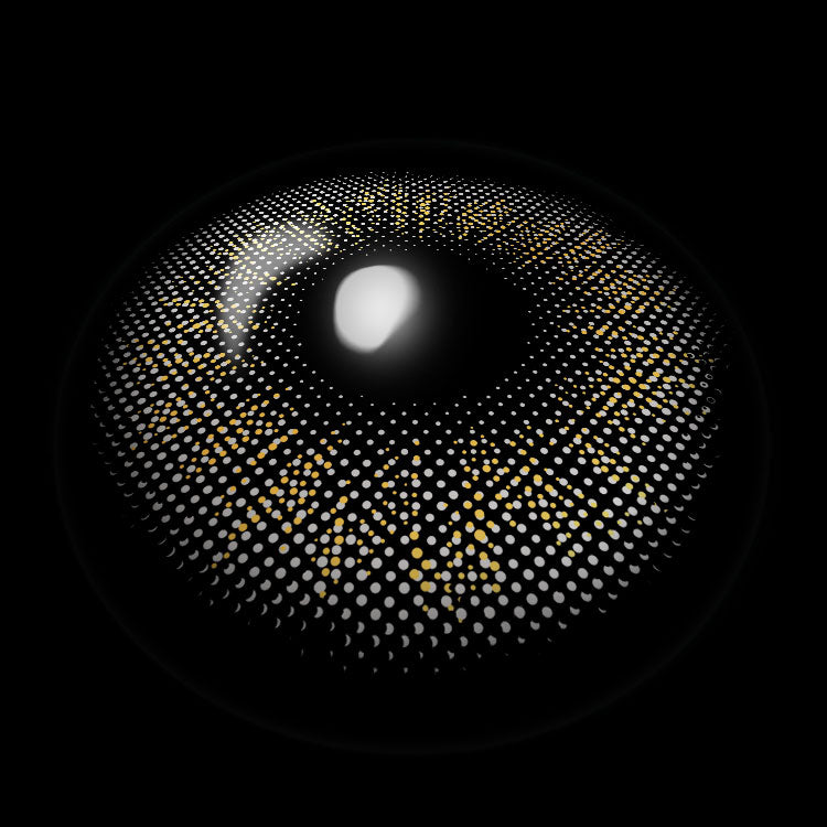 Caribbean Gray Colored Contact Lenses 3D Display