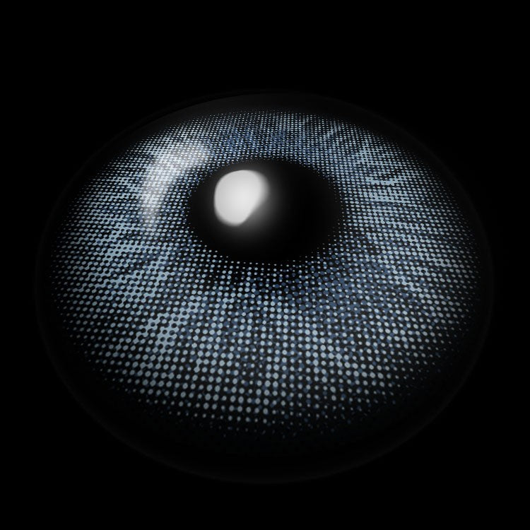 Luna Gray Contact Lenses 3D Display