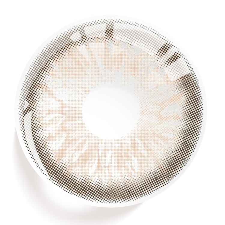 Fluffy Brown Colored Contact Lenses