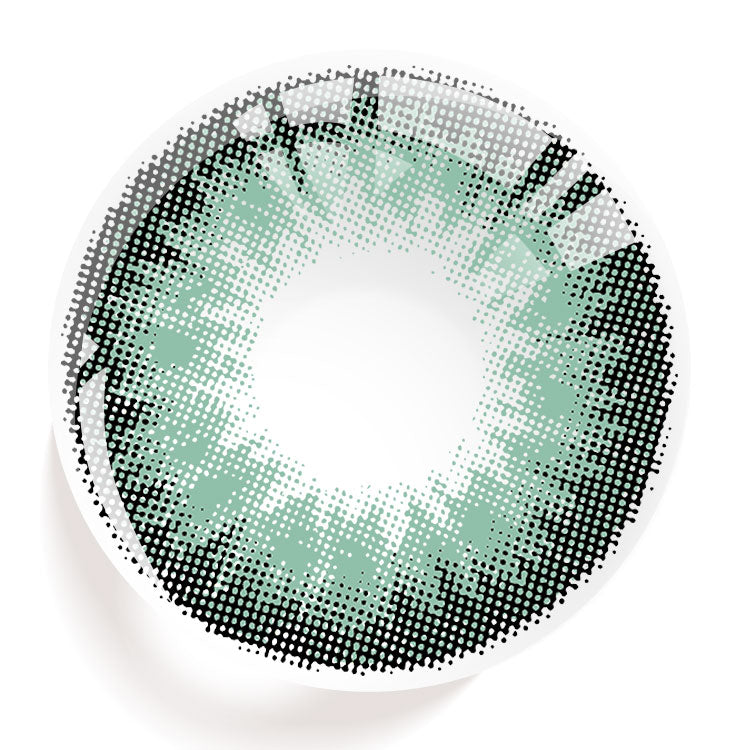 EYESFAV Axis Vision Green Contact Lenses