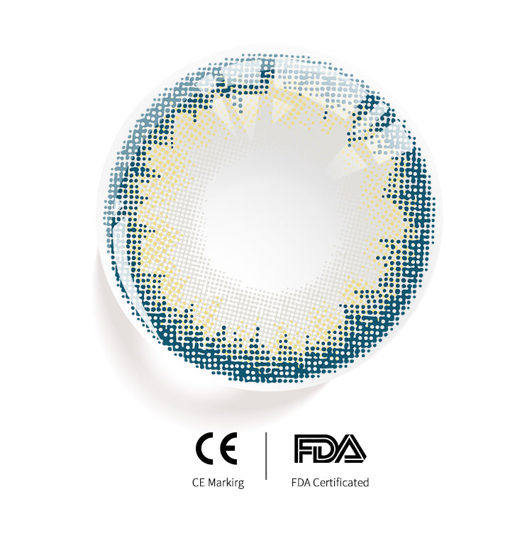 Caribb Blue Colored Contact Lenses