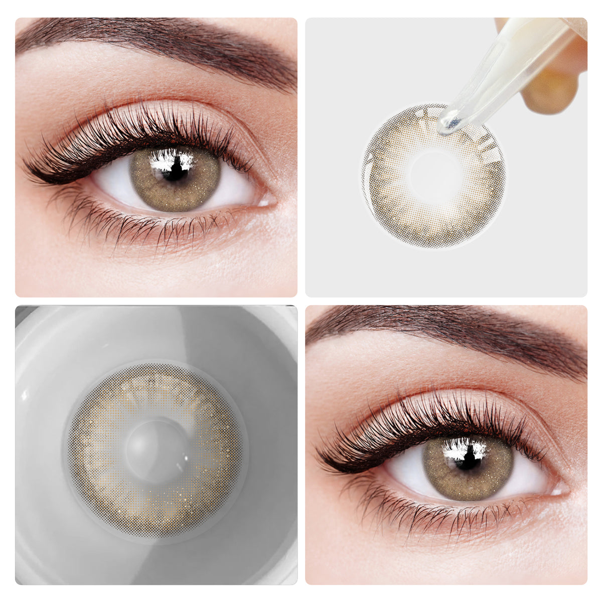 EYESFAV Exuberance Brown Colored Contact Lenses