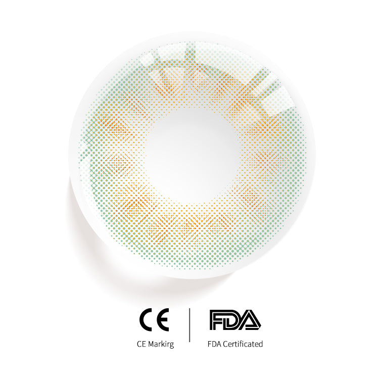 Pan-Am Green Colored Contact Lenses