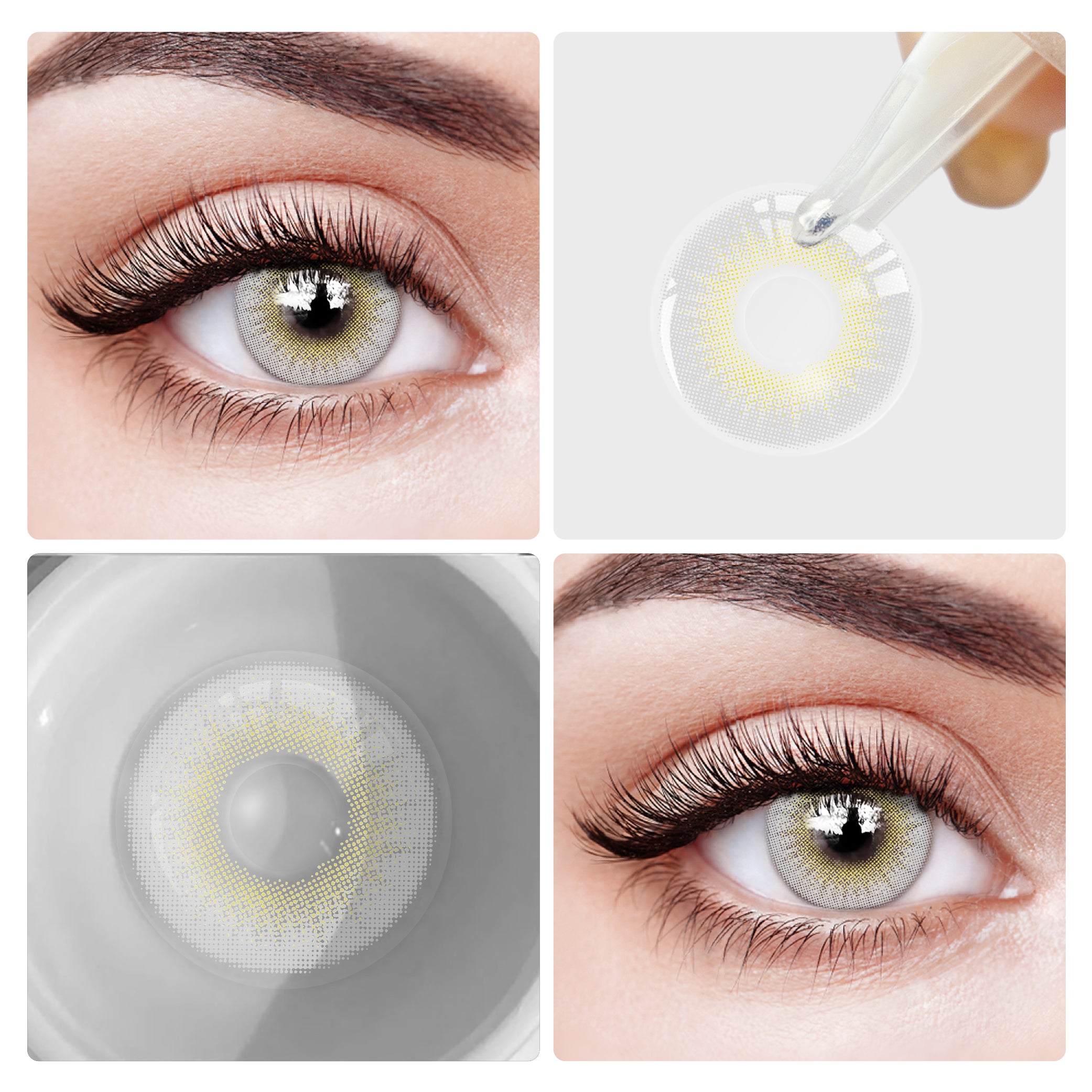 Eyesfav Fata Gray Colored Contact Lenses