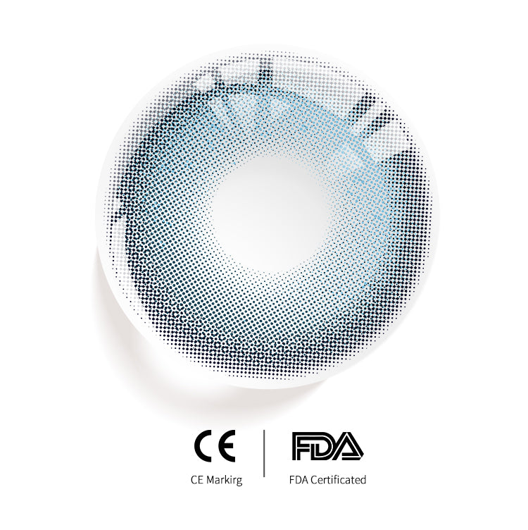 Eyesfav Diving Blue Colored Contact Lenses