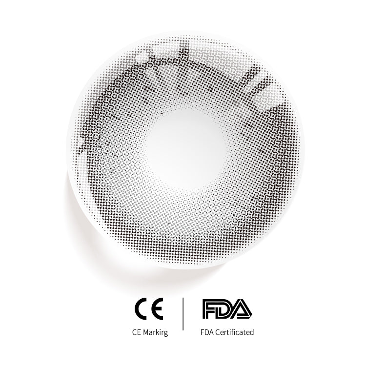 Eyesfav Diving Gray Colored Contact Lenses