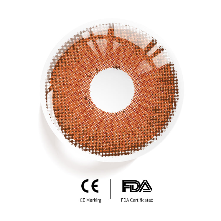 Queen Brown Colored Contact Lenses