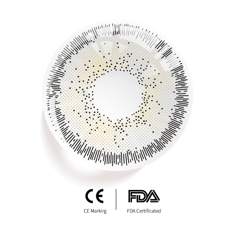 Eyesfav Edge Gray Colored Contact Lenses