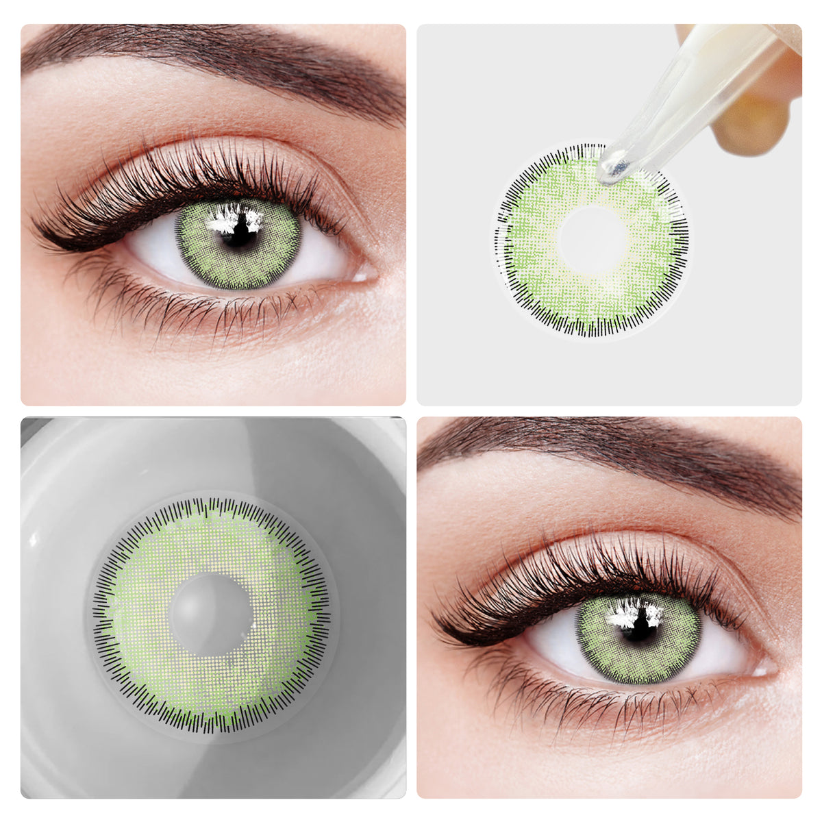 Eyesfav Edge Green Colored Contact Lenses