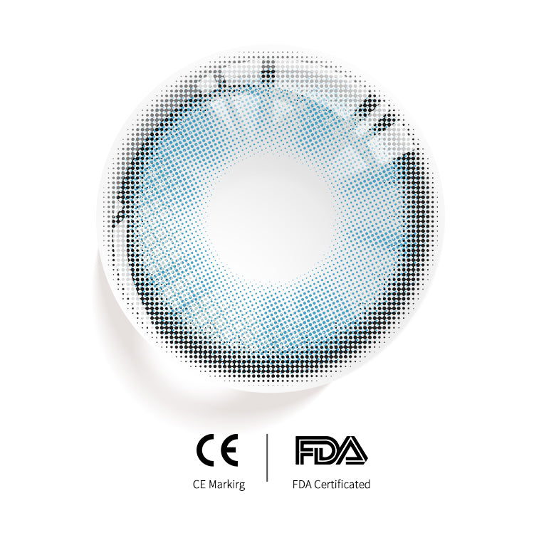 Eyesfav Dreamlike Blue Colored Contact Lenses