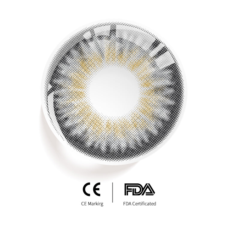 Kaleidoscope Gray Colored Contact Lenses