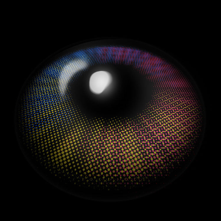 Prism Bloom Contact Lenses 3D Display