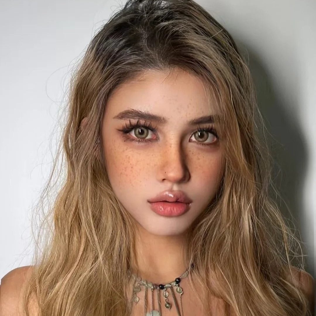 Crystal Ball Brown Colored Contact Lenses