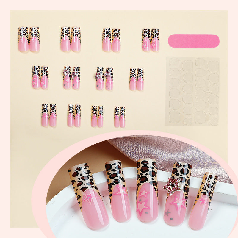 Untamed Glamour Pink Press On Nails