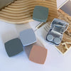 Stylish Square Pink, Blue, Green-Blue Contact Lens Case