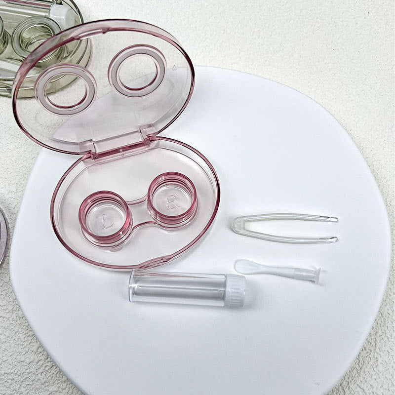 Transparent Lovely Contact Lens Case