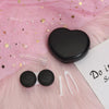 Heart Shaped Black Contact Lens Case