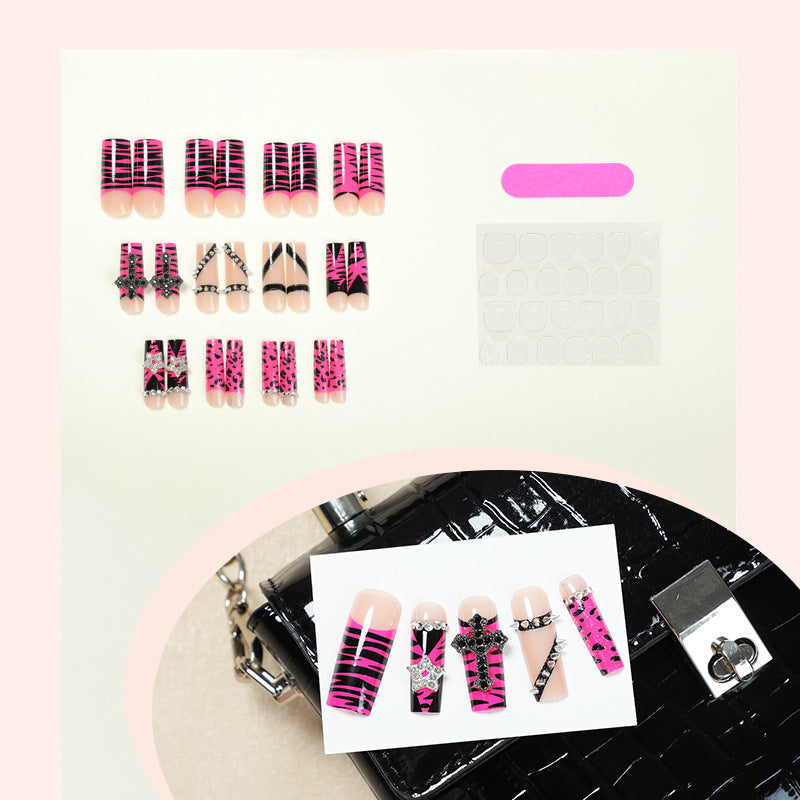 Rose Pink Crusaders Press On Nails