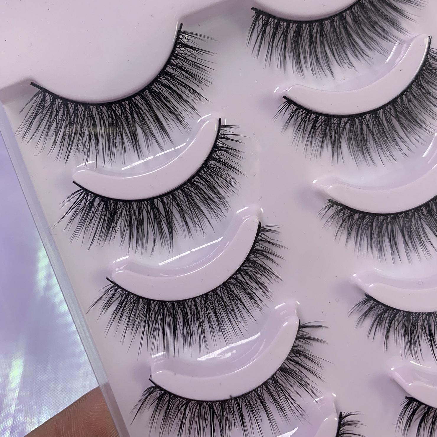 Sultry Soul 5 Piece Women Black False Eyelashes