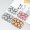 3-in-1 Pink, Brown, Green Contact Lens Case