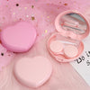 Heart Shaped Rose Pink, Light Pink Contact Lens Case