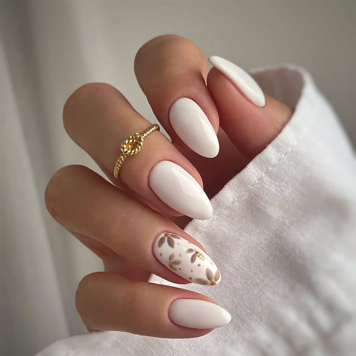 Timeless Beauty White Press On Nails