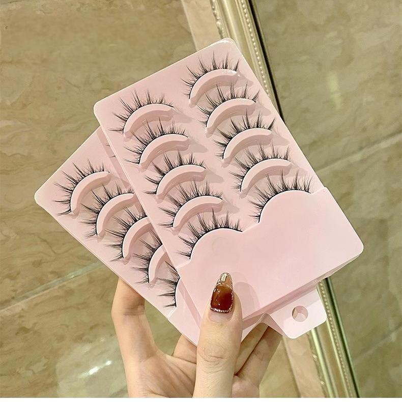 Realistic 5 Piece Short False Eyelashes