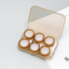 3-in-1 Brown Contact Lens Case